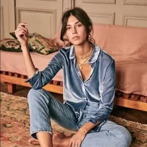Sezane | Tops | Sezane Shirt Chemise Florence Top Blouse